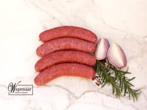 Runder braadworst 4 stuks