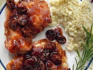 Kalkoentournedos in cranberry jussaus