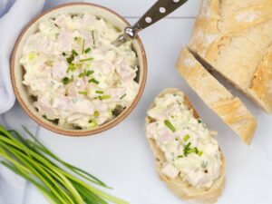 Asperge beenhamsalade